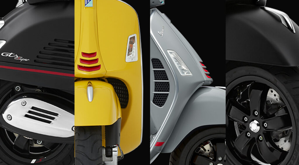 เวสป้ารุ่น Vespa GTS300 จัดจำหน่ายโดยเวสป้า มีนบุรี