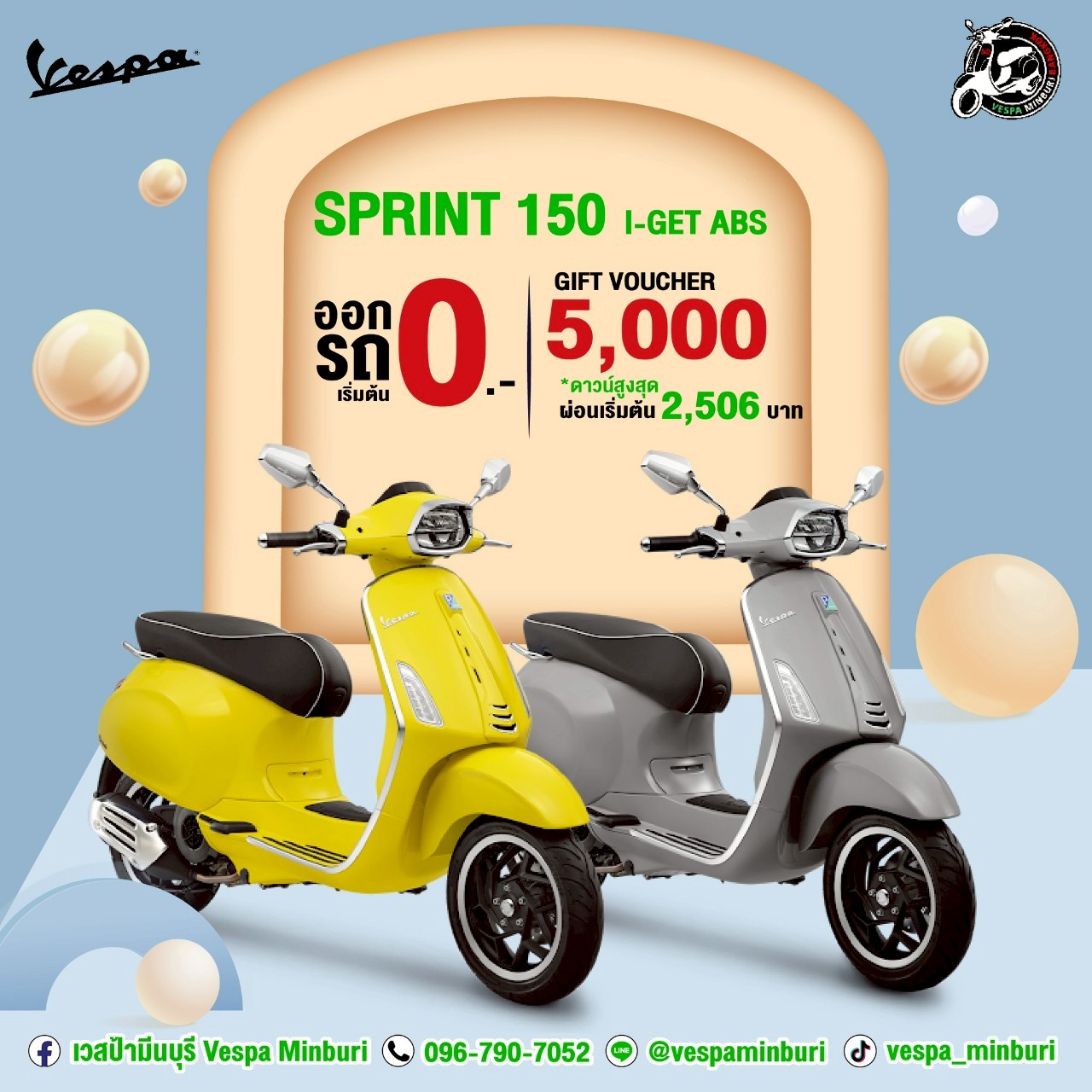 SPRINT 150- I-GET ABS vespa-minburi (6)